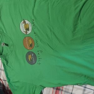 Green graphic t-shirt, American apperal